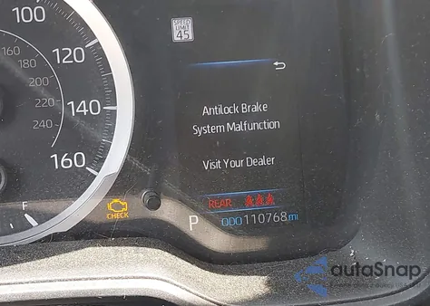 2020 Toyota Corolla Le из США, поврежденный, VIN 5YFEPRAE5LP092233